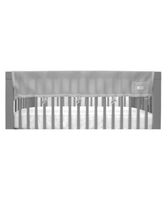 BreathableBaby Breathable Mesh Crib RailGuard Teething Cover 51x9D Long Panel - Gray 30$