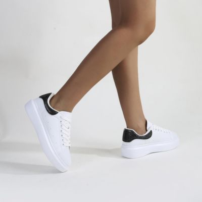 Fortuna Platform Sneaker with Rhinestone Accent