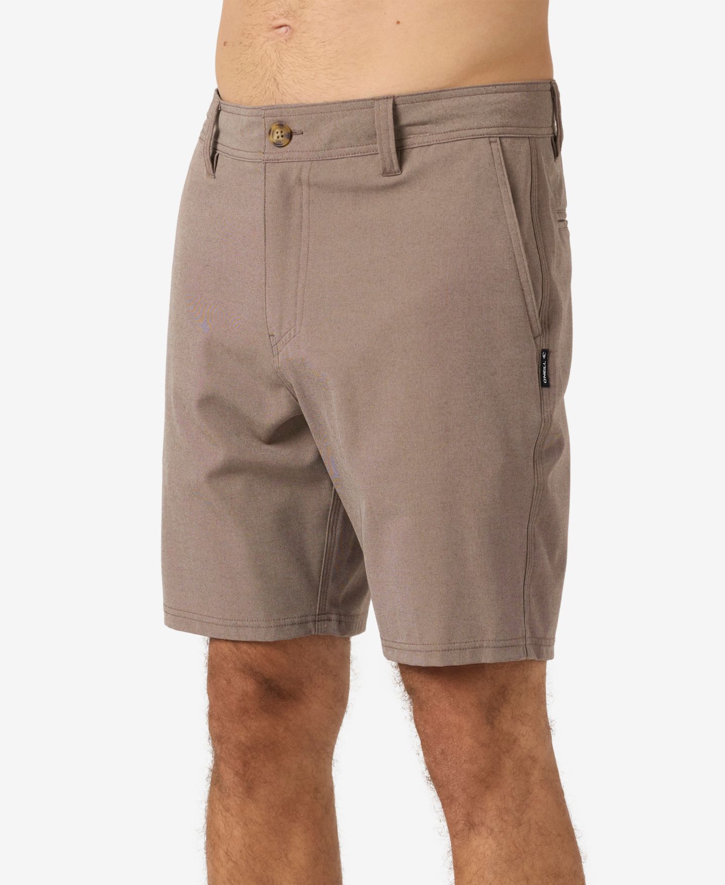 Мужские шорты O'Neill Reserve Light Check 19 Shorts, цвет: Коричневый — фото 2