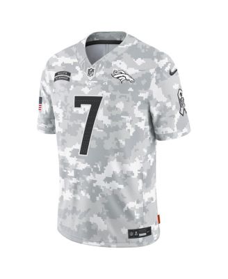Men's John Elway Arctic Camo Denver Broncos 2024 Salute to Service Retired Player Limited Jersey