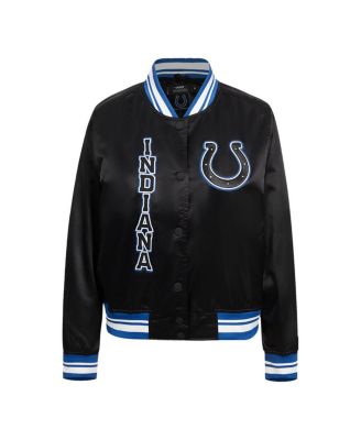 Women's Black Indianapolis Colts Indiana Nights Indiana Colts Bomber Jacket