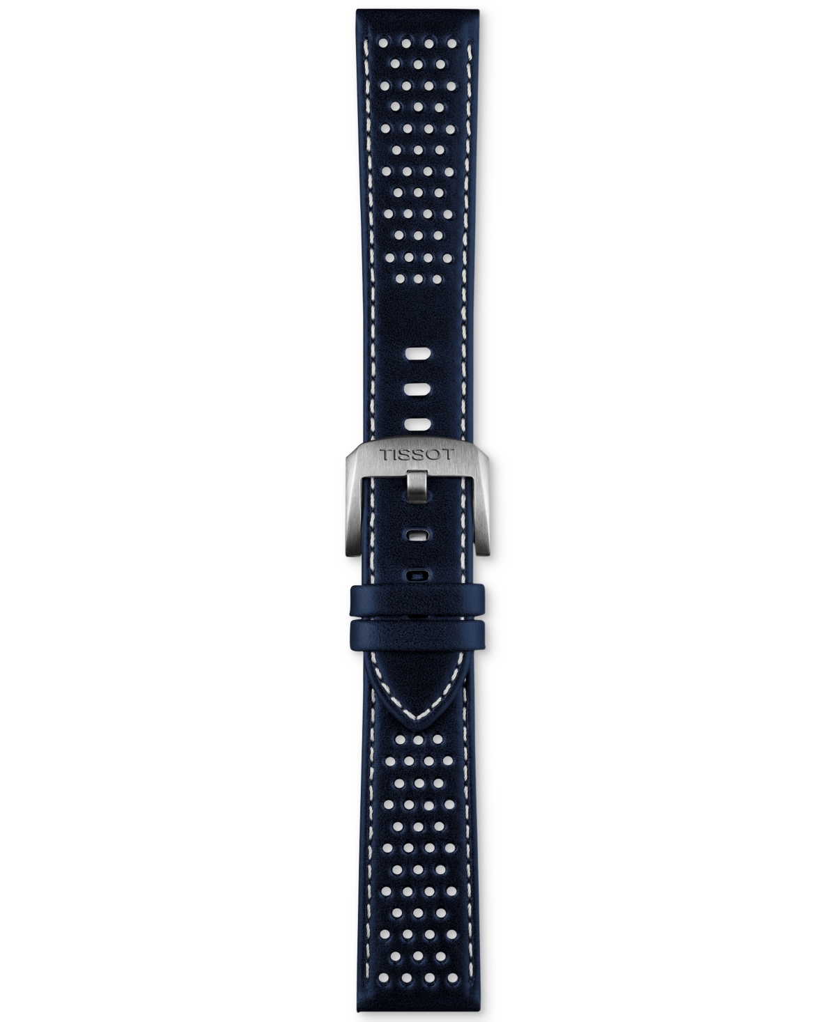 Tissot Pr516 Powermatic 80 Automatic Blue Dial Leather Strap Unisex Watch T149.407.16.041.00 In No Color