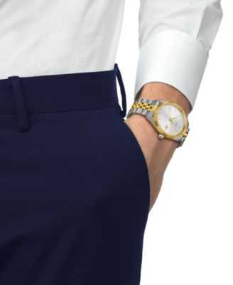 Men's Swiss Ballade Two-Tone Stainless Steel Bracelet Watch 40mm