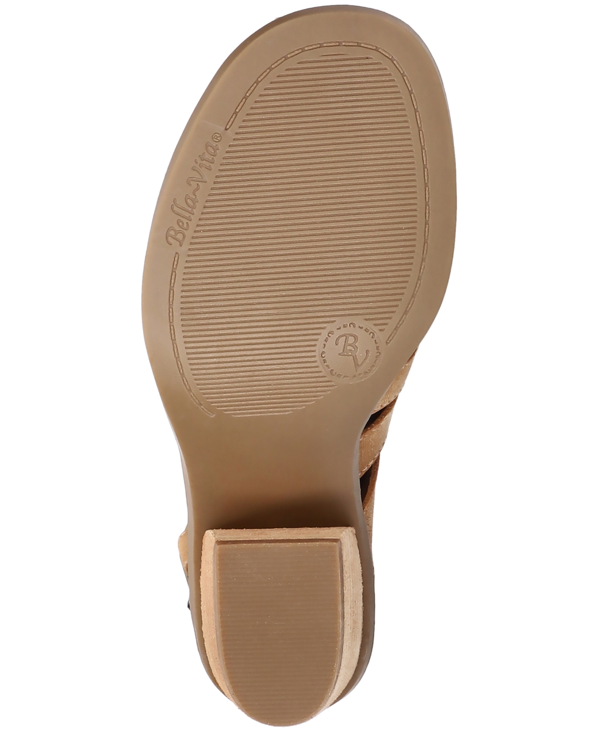 Bella Vita Women's Rhodes Block Heeled Sandals In Tan