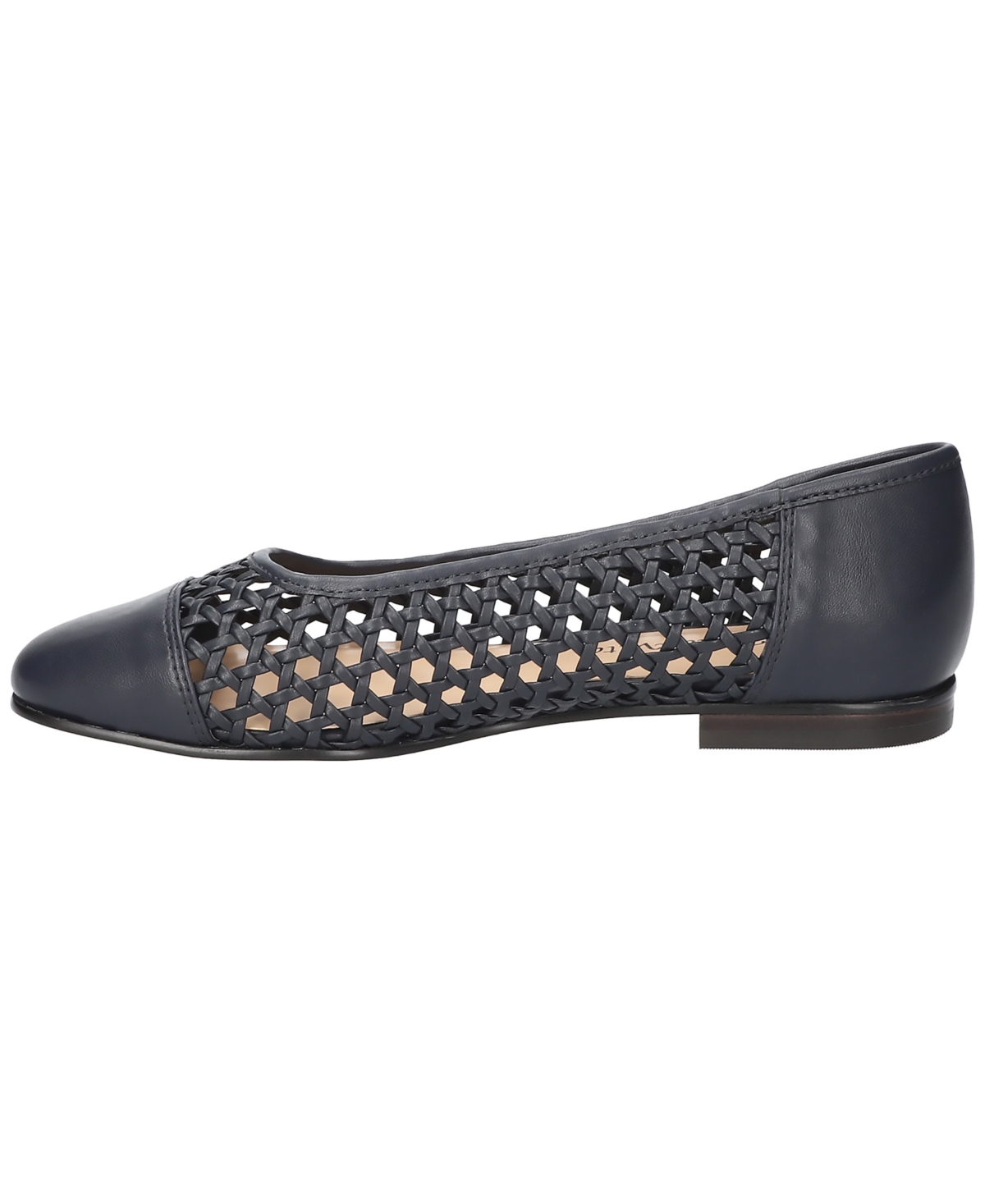 Bella Vita Women's Beloved Square Toe Flats In Navy