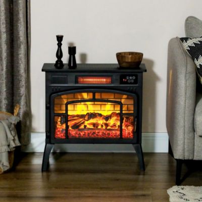 Infra Electric Fireplace Heater for Indoor, 1500W,