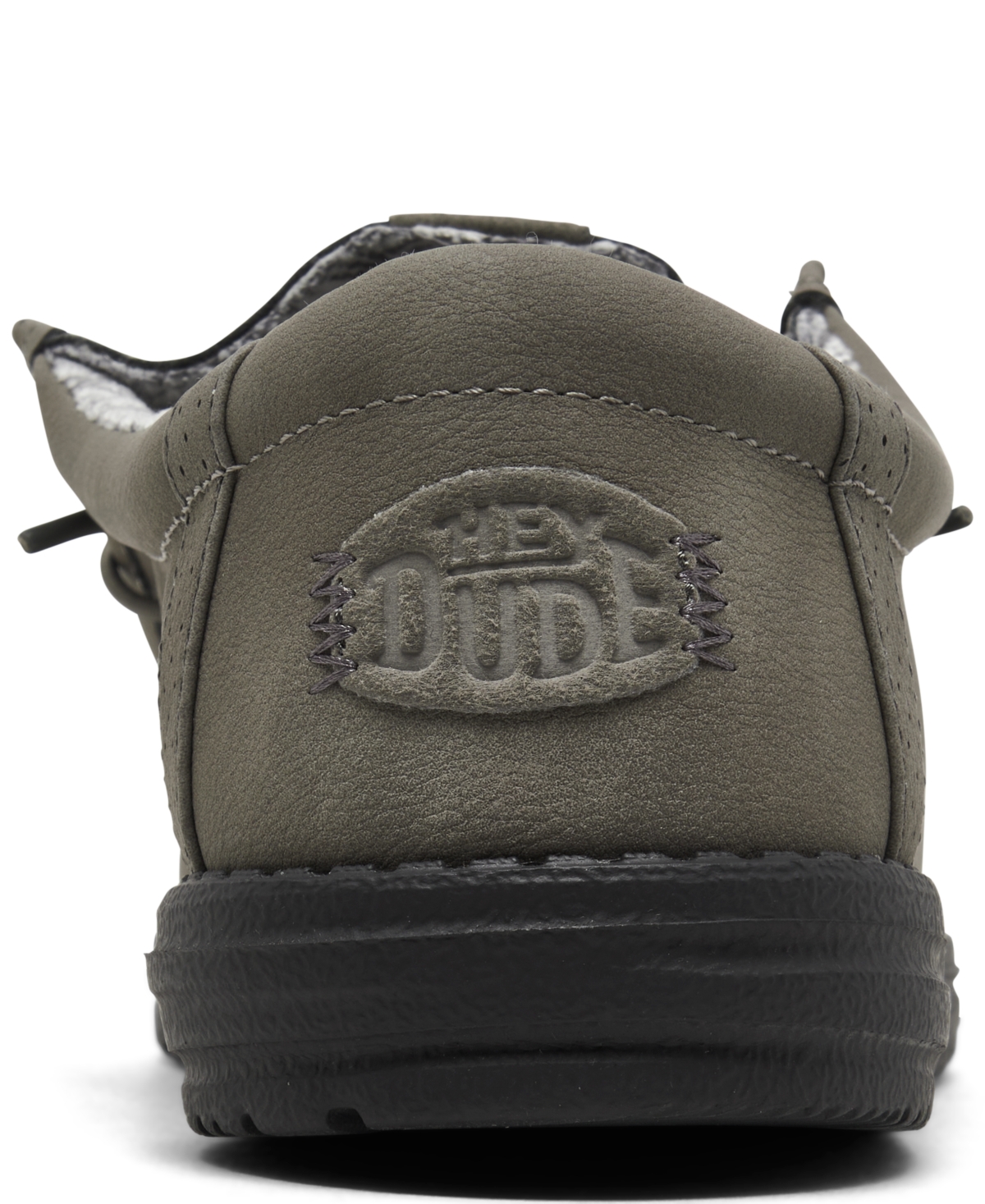 HEY DUDE MEN'S WALLY CLASSIC SLIP-ON CASUAL MOCCASIN SNEAKERS FROM FINISH LINE 