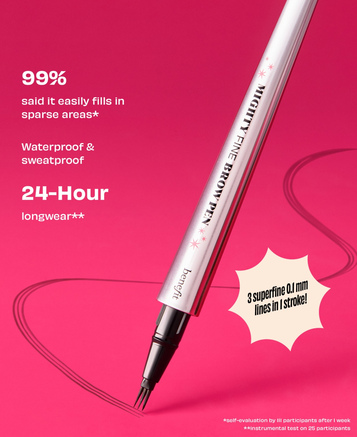 Benefit Cosmetics Mighty Fine Brow Pen In Green
