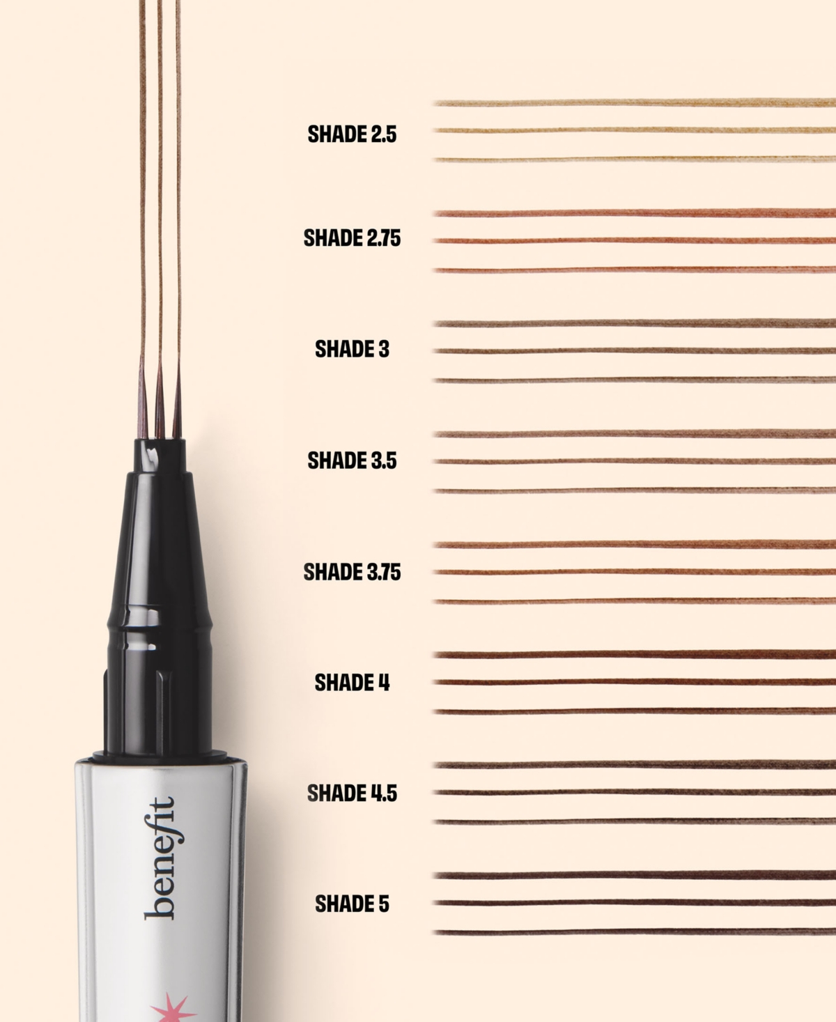 Benefit Cosmetics Mighty Fine Brow Pen In 2.7