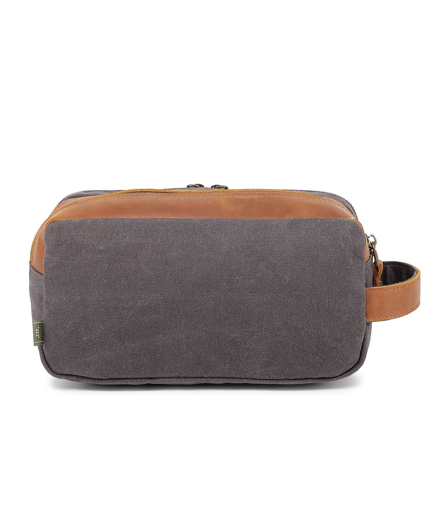 Женский несессер TSD BRAND Turtle Ridge Zip Top Toiletry Bag, цвет: Серый — фото 2