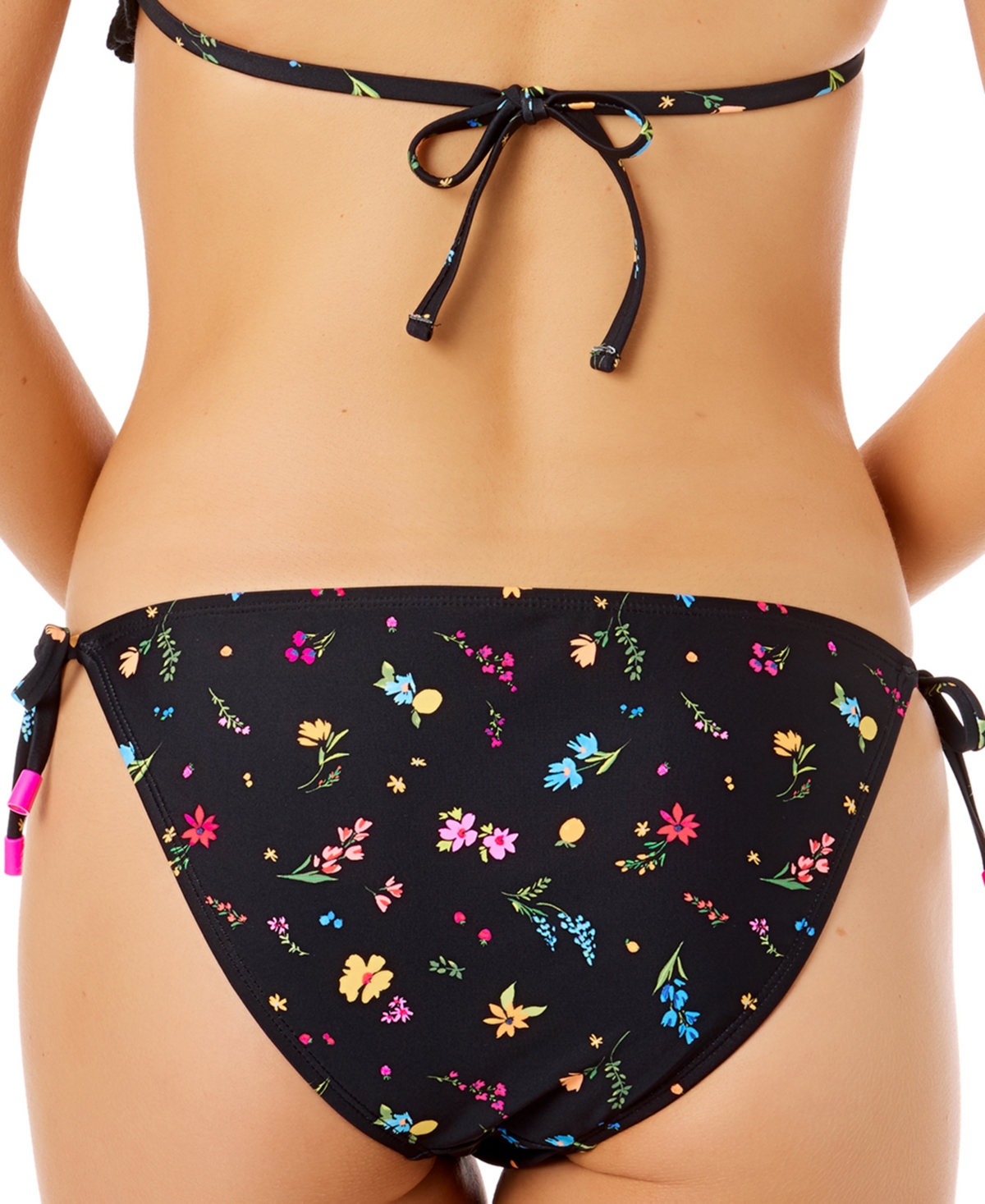 Salt + Cove Juniors' Floral Side-tie Bikini Bottoms, Exclusively At Macy's In Multi