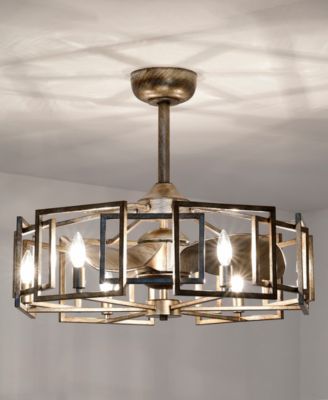 26.8" Neske Indoor Ceiling Fan with Light Kit and Remote