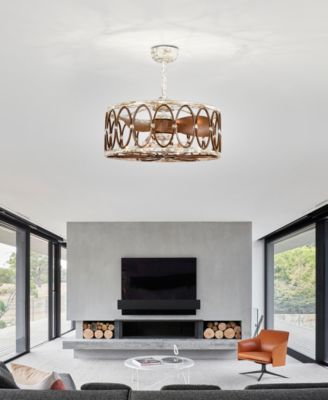 24" Kolleen Indoor Ceiling Fan with Light Kit and Remote