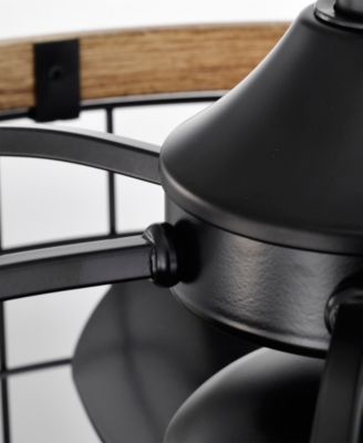 24.8" Selma Indoor Ceiling Fan with Light Kit and Remote