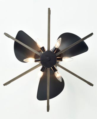 26" Nicklas Indoor Ceiling Fan with Light Kit and Remote