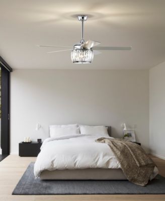 52" Nadire 3-Light Indoor Ceiling Fan with Light Kit and Remote