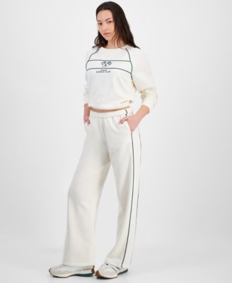 Juniors' Piped Sweatpants