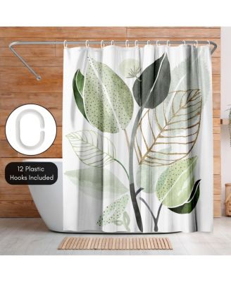 71x74 Forest Bouquet Shower Curtain - 100% Polyester Shower Curtain