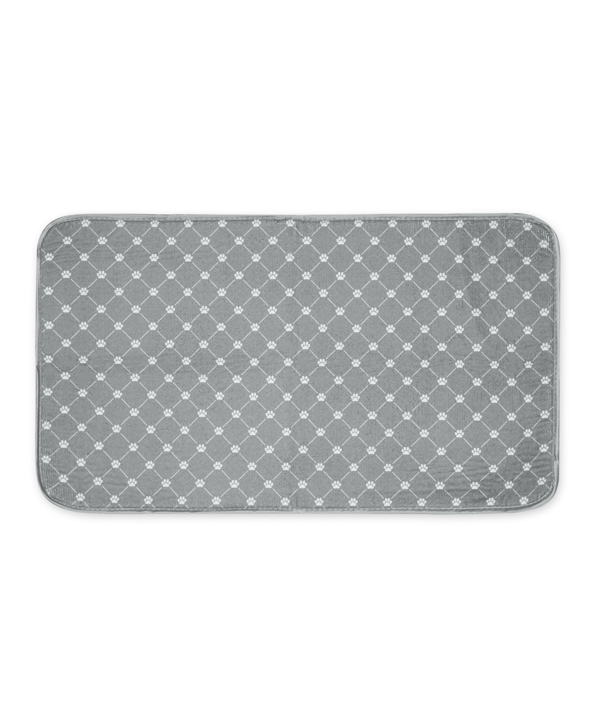 Trellis Print Pet Mat - Rose
