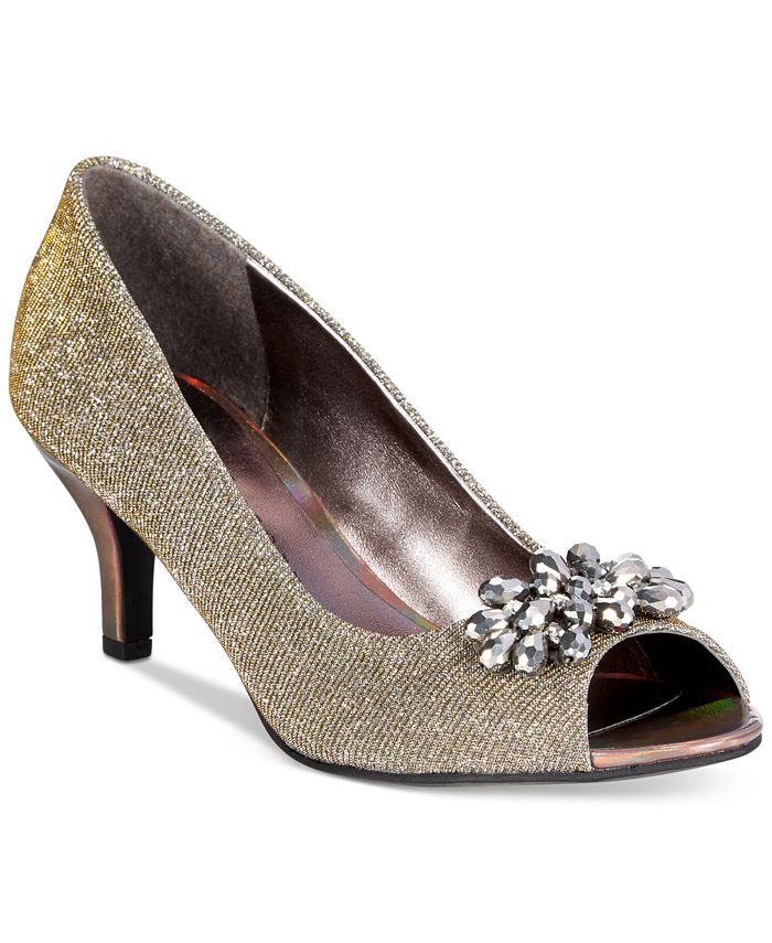 Karen Scott Maralyn Peep Toe Evening Pumps Created for Macy s