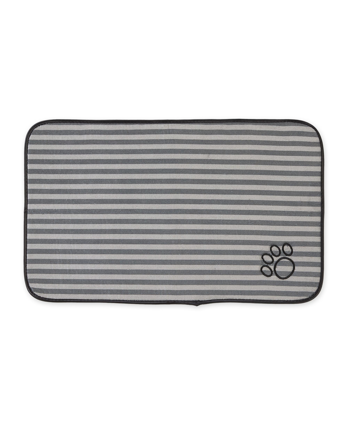 Stripe Pet Mat - Gray