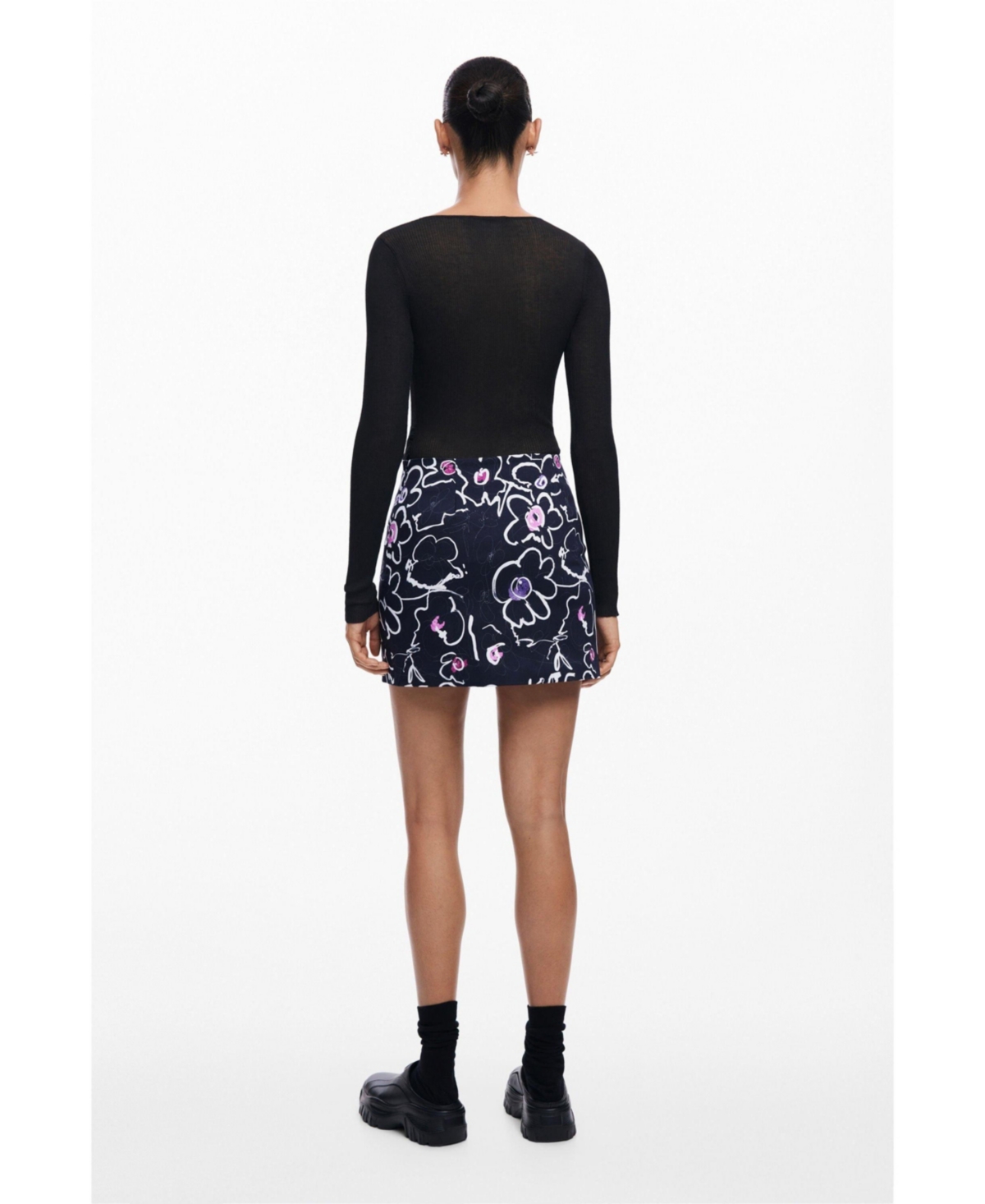 Desigual Women's Floral miniskirt