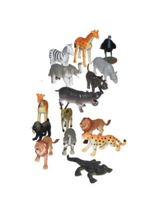 Nature Tube Africa Figurines, 15 Pieces
