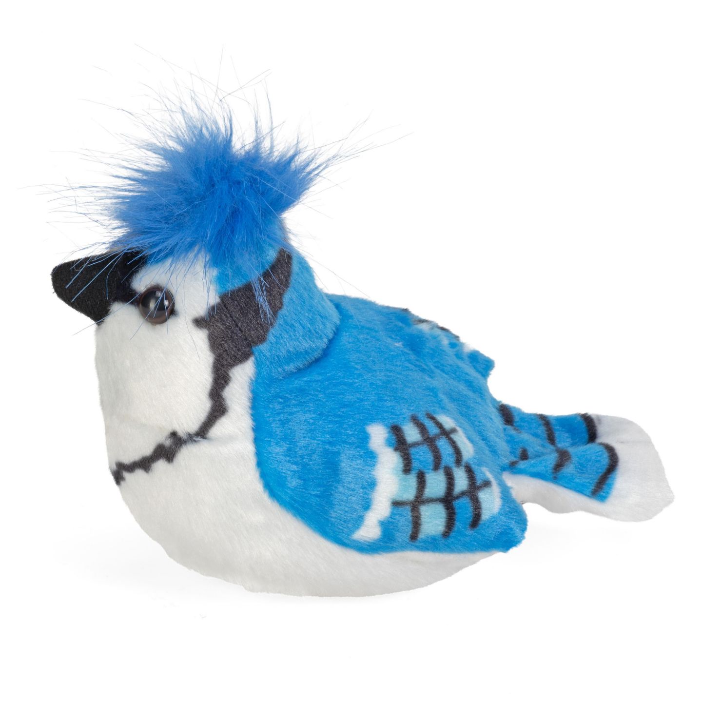 Детская мягкая игрушка Wild Republic Audubon Birds Blue Jay Plush with Authentic Bird Sound, Stuffed Animal, Bird Toys for Kids and Birders, 5 Inches — фото 3