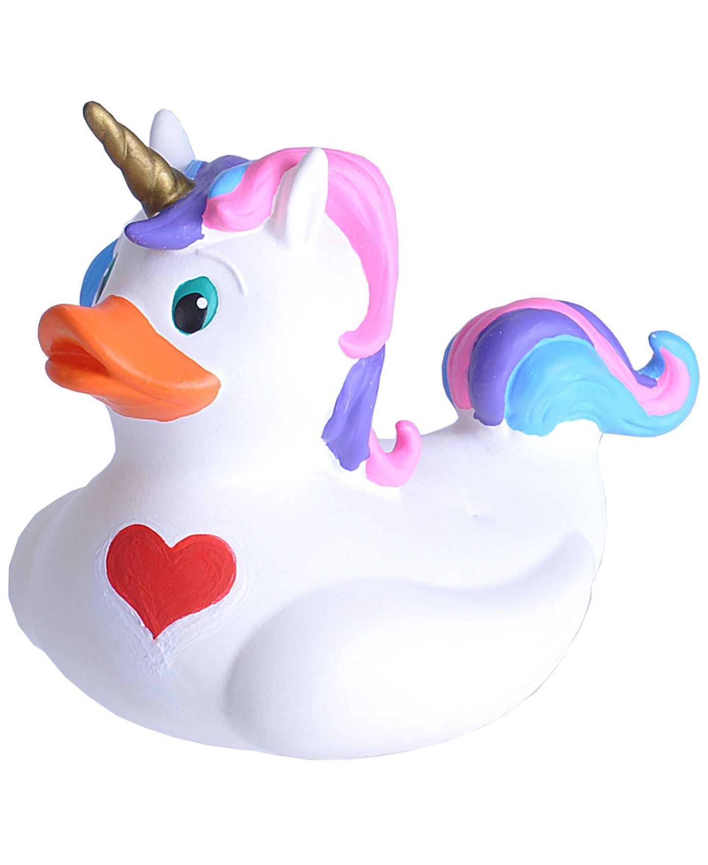 Детская фигурка Wild Republic Unicorn Rubber Duck 1-Piece Figurine, Ages 3+ — фото 1