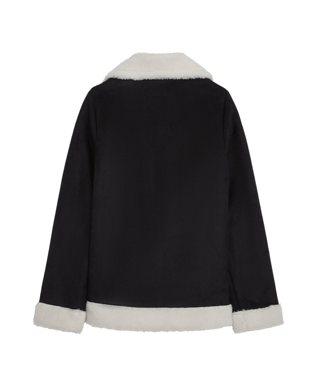 JESSICA SIMPSON GIRLS 4-6X FASHION FAUX SUEDE MOTO JACKET 