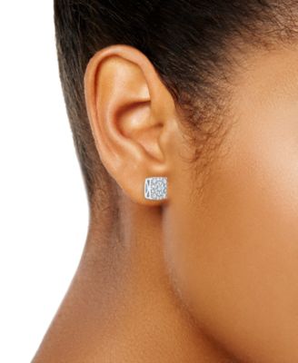 2-Pc. Set Lab Grown Diamond Pendant Necklace & Matching Stud Earrings (1 ct. t.w.) in Sterling Silver