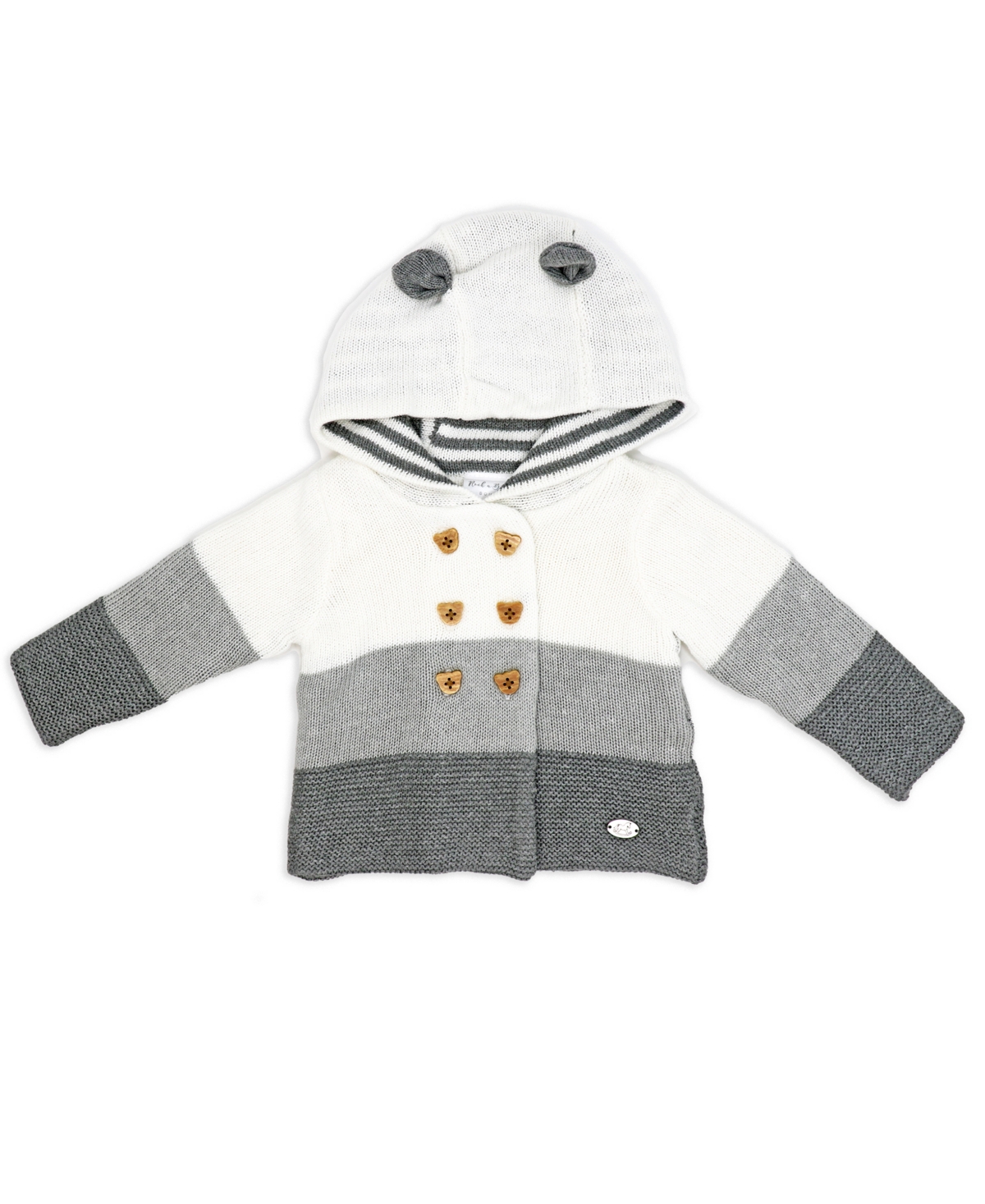 Rock-a-Bye Baby Boutique Boys and Girls Variegated Jacket Trouser Knitted, 2-Piece Set