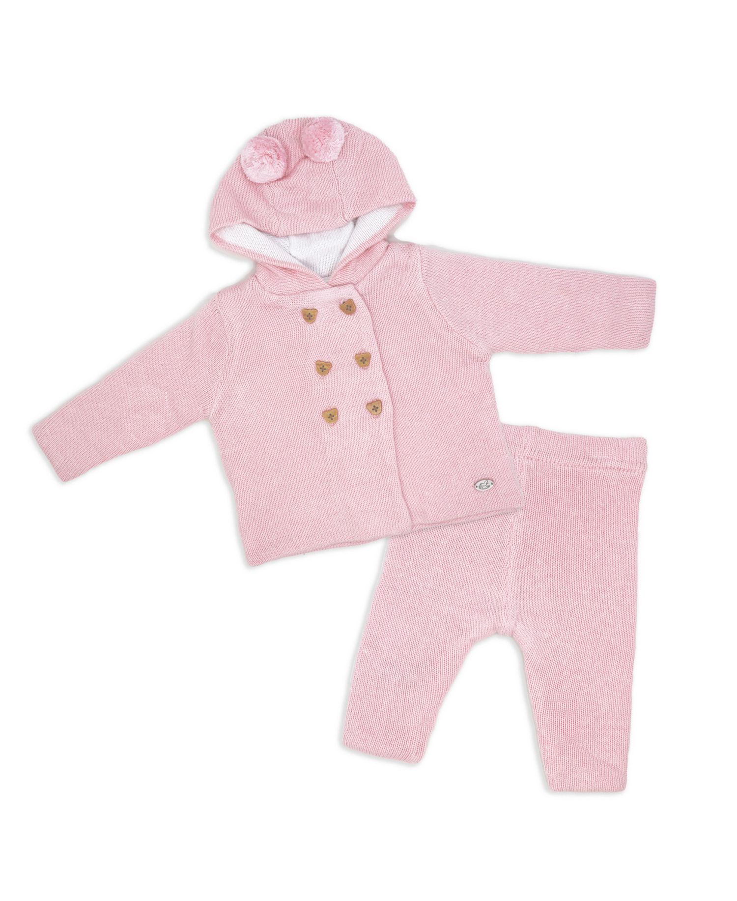 Baby Girls Jacket and Trouser Knitted, 2-Piece Set