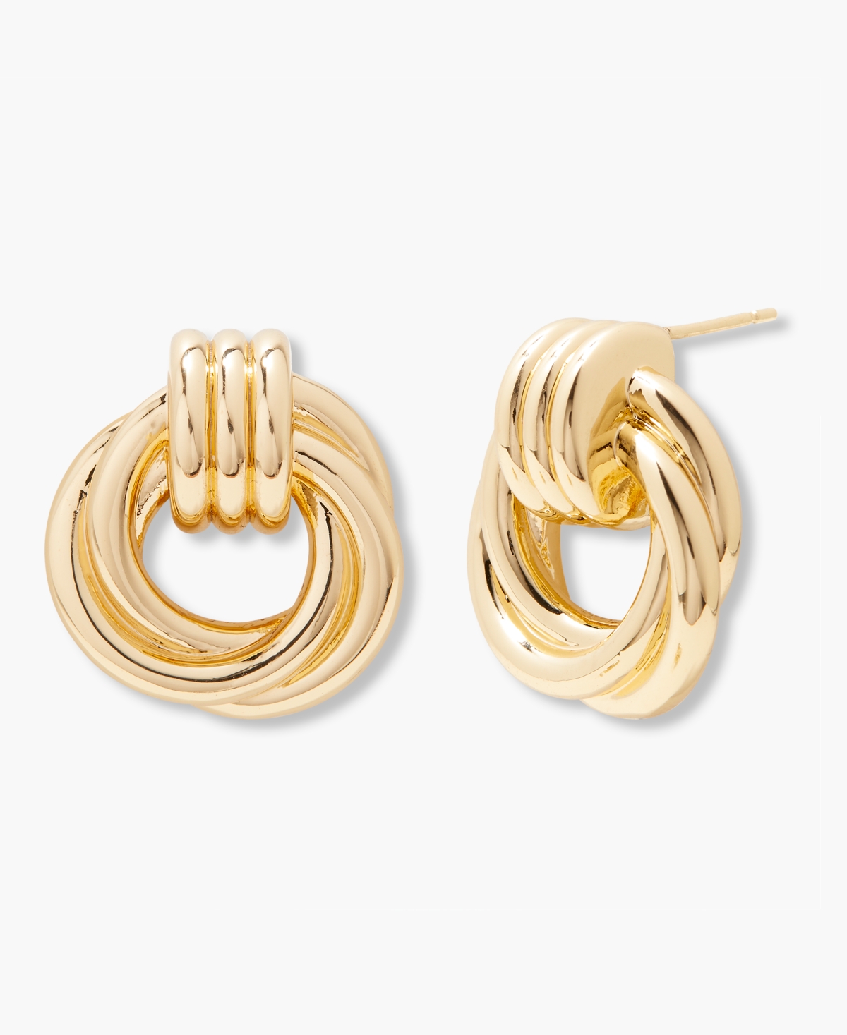 Meg Knot Earrings - Gold