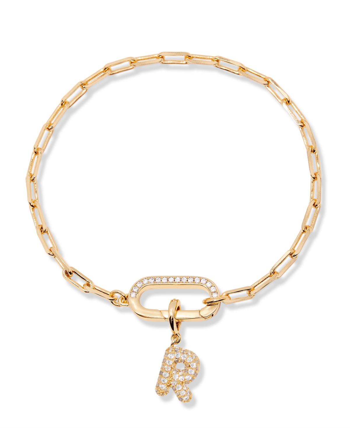 Brook & York Petra Initial Charm Bracelet In Letter R