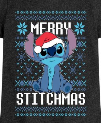 Big Girls Stitchmas Graphic Short Sleeve Tee