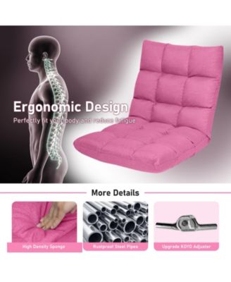 14-Position Adjustable Folding Lazy Gaming Sofa