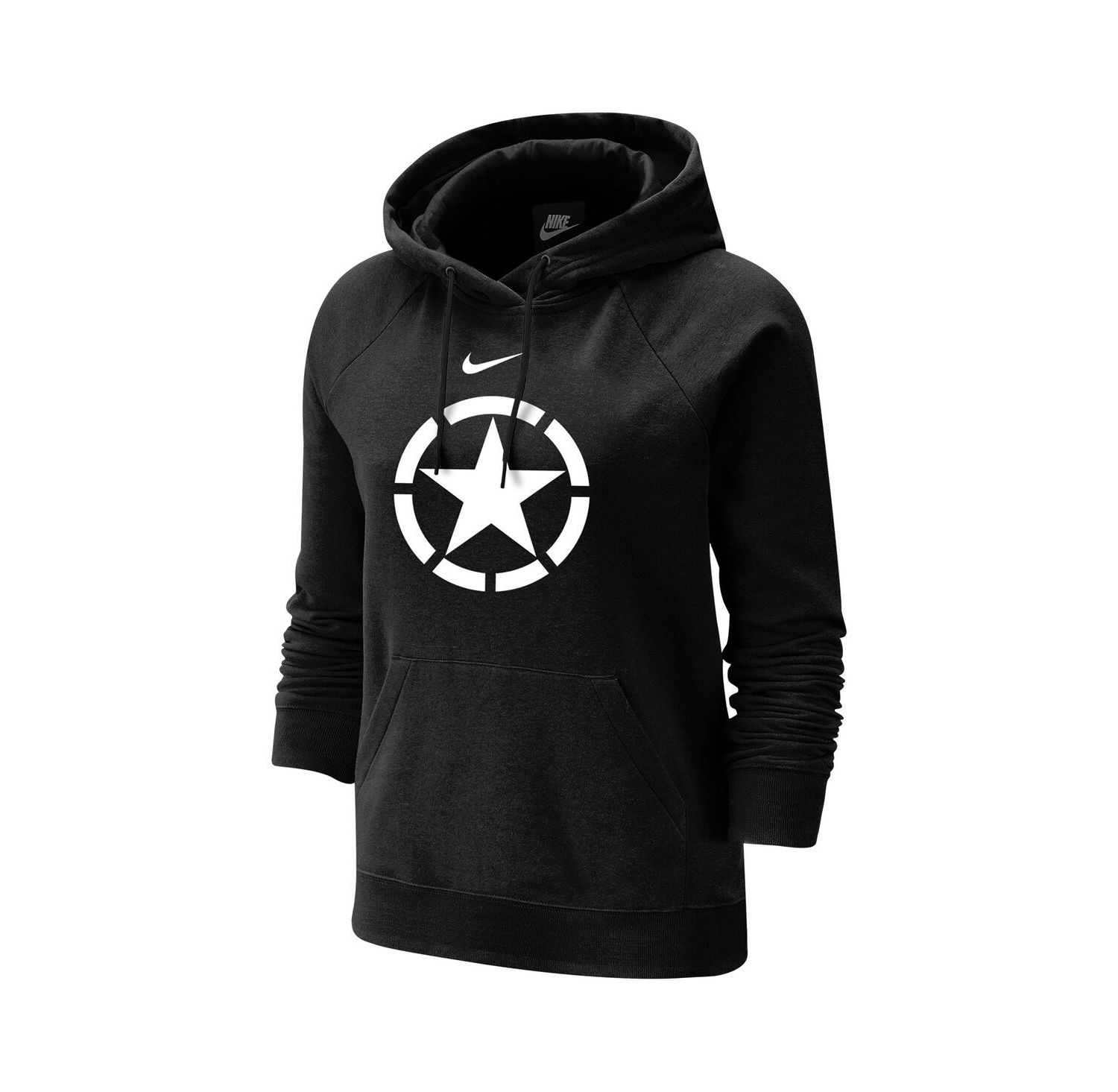 Women's Black Army Black Knights 2024 Rivalry Collection Tri-Blend Pullover Hoodie
