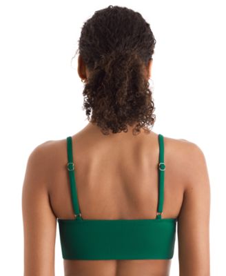 Женский однотонный топ-танкини Blake от Mimi Flamingo и плавки-бикини Brooke с высокой талией