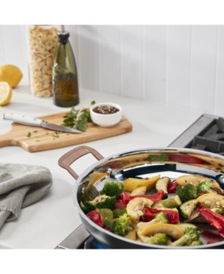 Matte Black Elegance Stainless Steel 12" Skillet