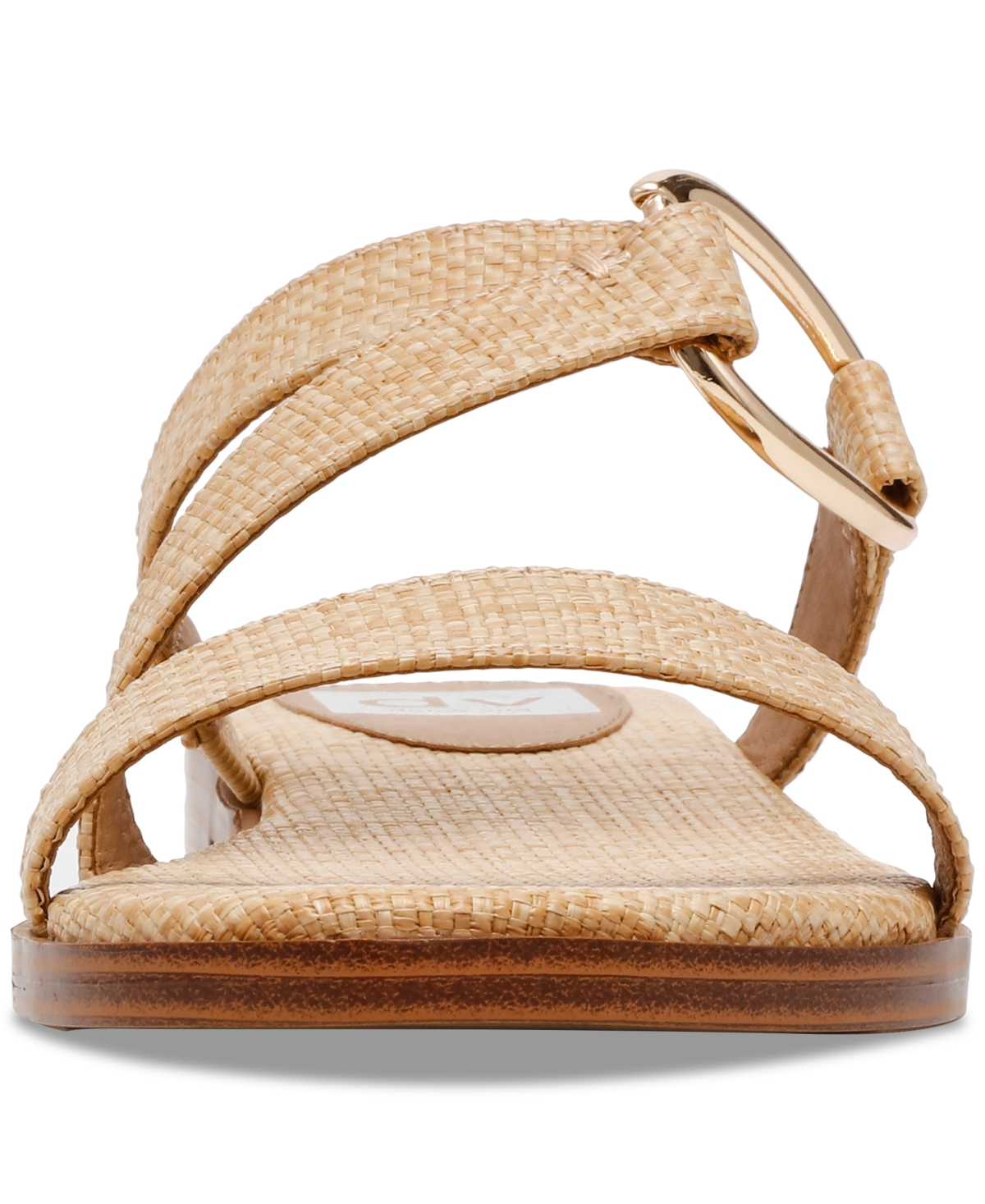 Dv Dolce Vita Women's Elaine Strappy Flat Sandals In Raffia