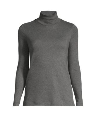 Women's Supima Cotton Fitted Long Sleeve Turtleneck