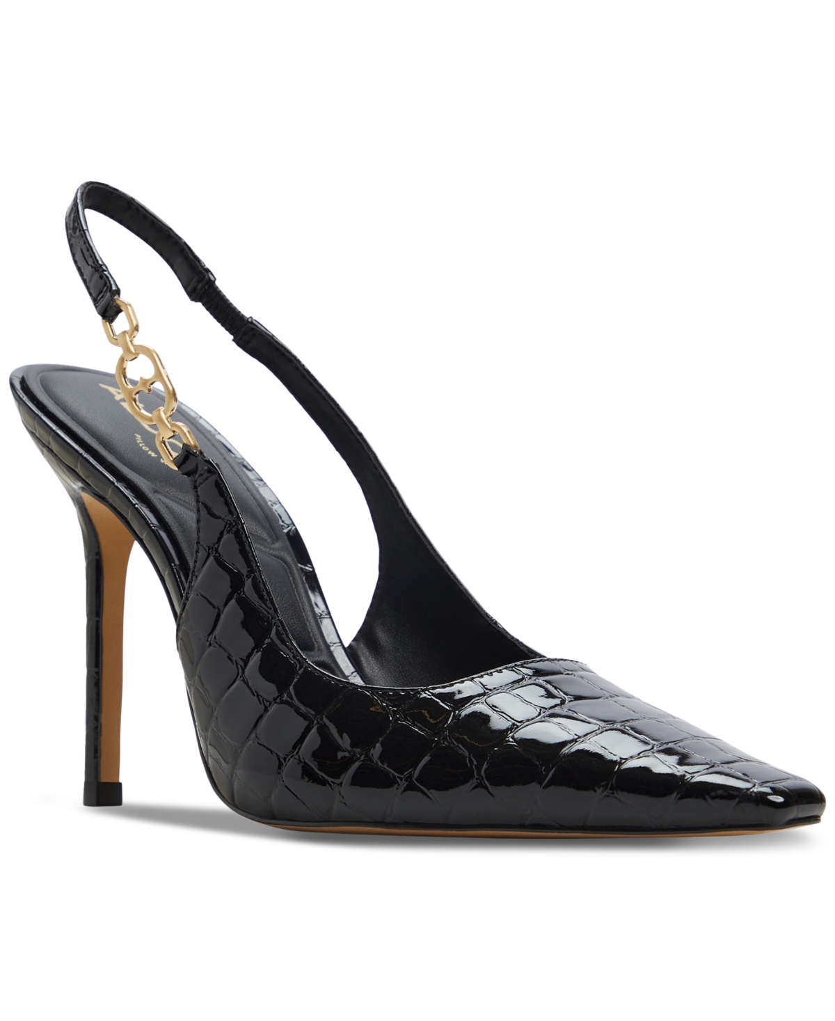 Women's Araminta Slingback Pumps - Black Croco