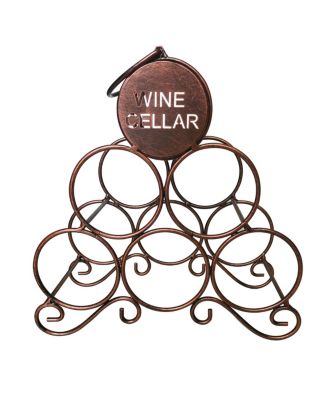 Countertop Tabletop Wine Rack, Wine Bottle Storage Holder for Home Kitchen & Bar