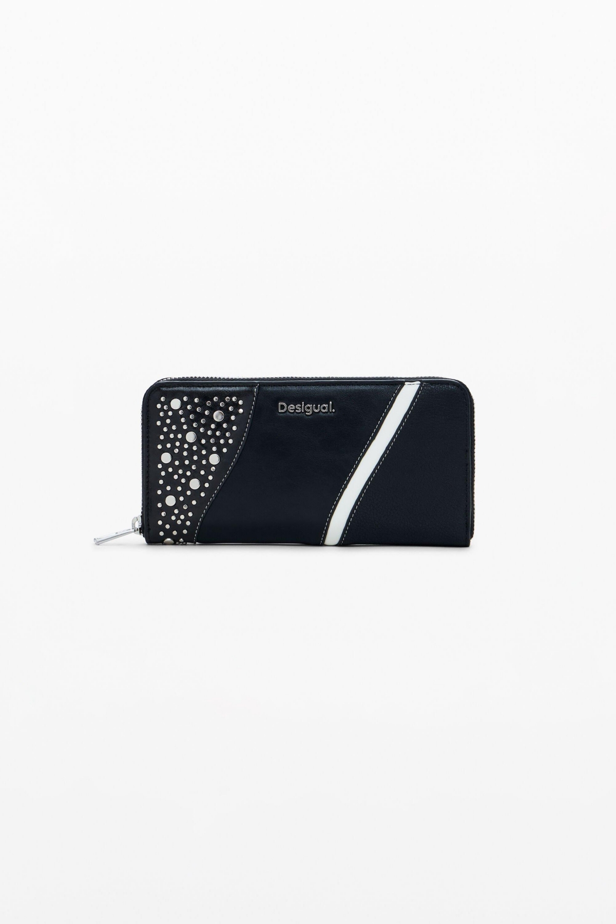 Women's Medium studded wallet - Black