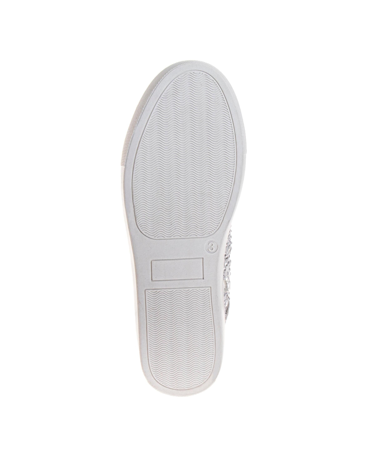 Badgley Mischka Little Girls Glitzy Sneakers. (Little Kids/Big Kids)
