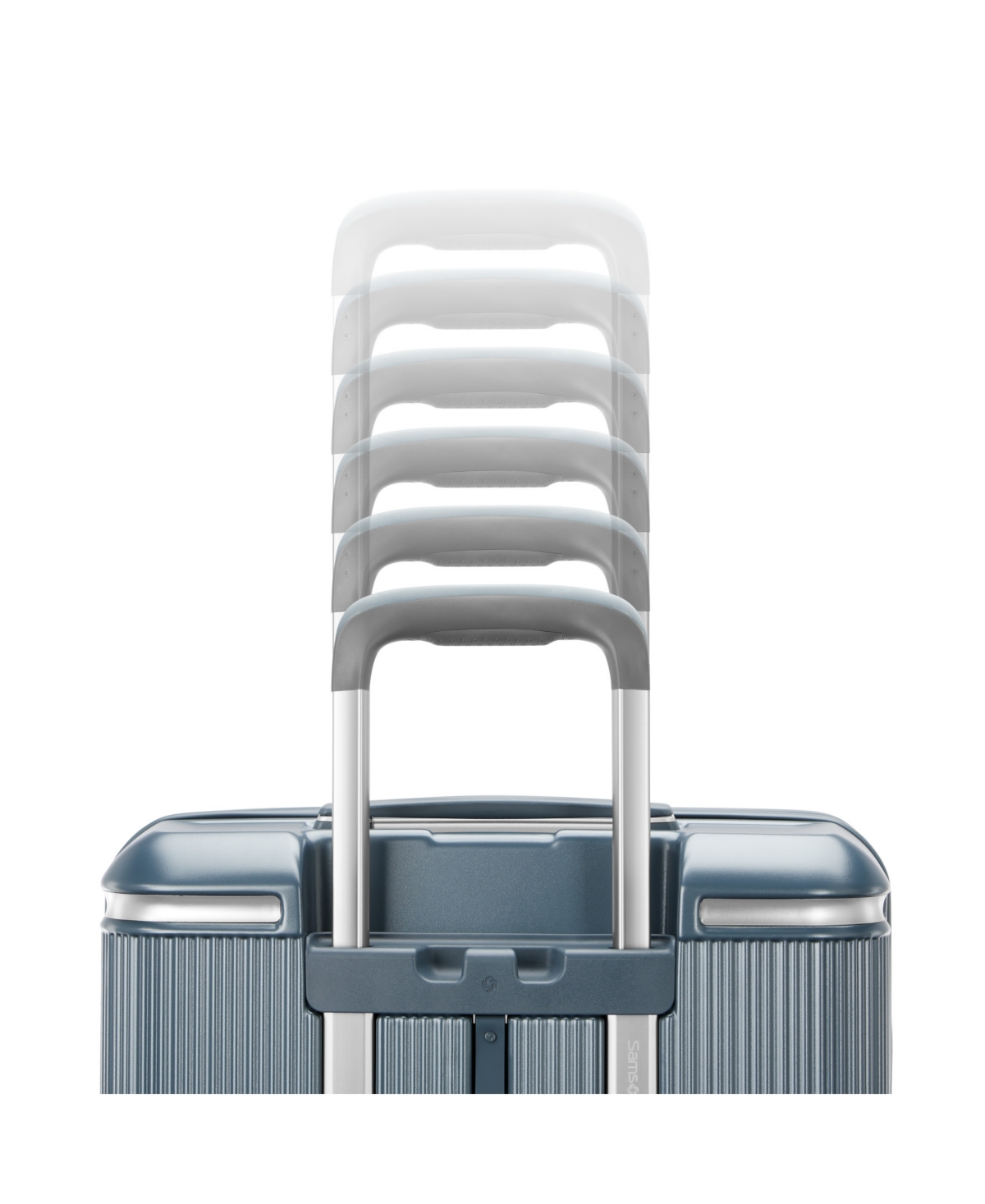 Samsonite Silhouette 18 21" Carry-on Expandable Hardside Spinner In Slate Blue