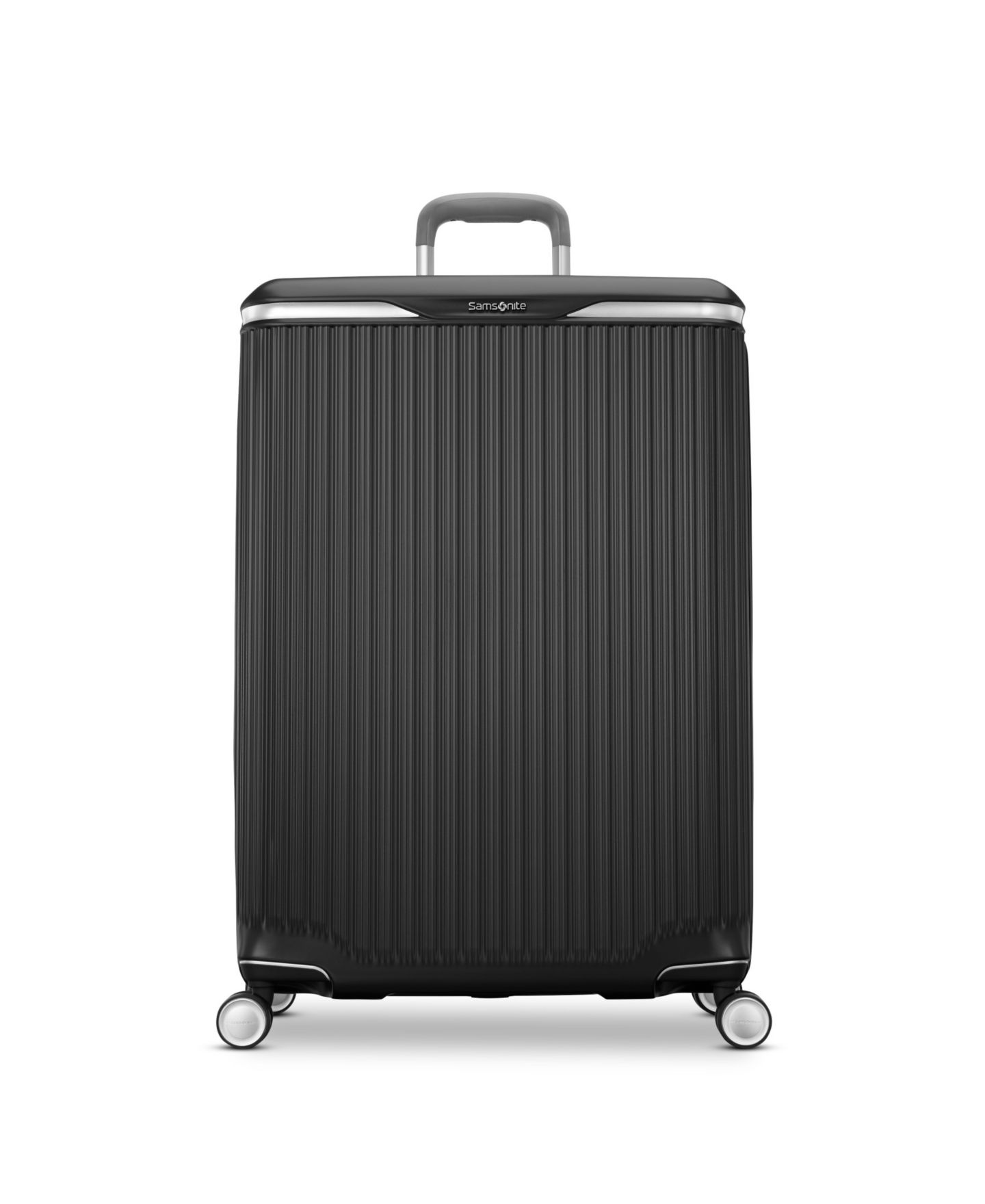 Чемодан Samsonite Silhouette 18 Expandable Large Hardside Check-in Spinner, цвет: Чёрный — фото 2