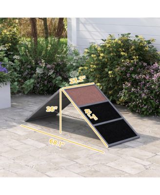 Dog Agility Equipment Ramp with Non-slip Surface, A-frame,