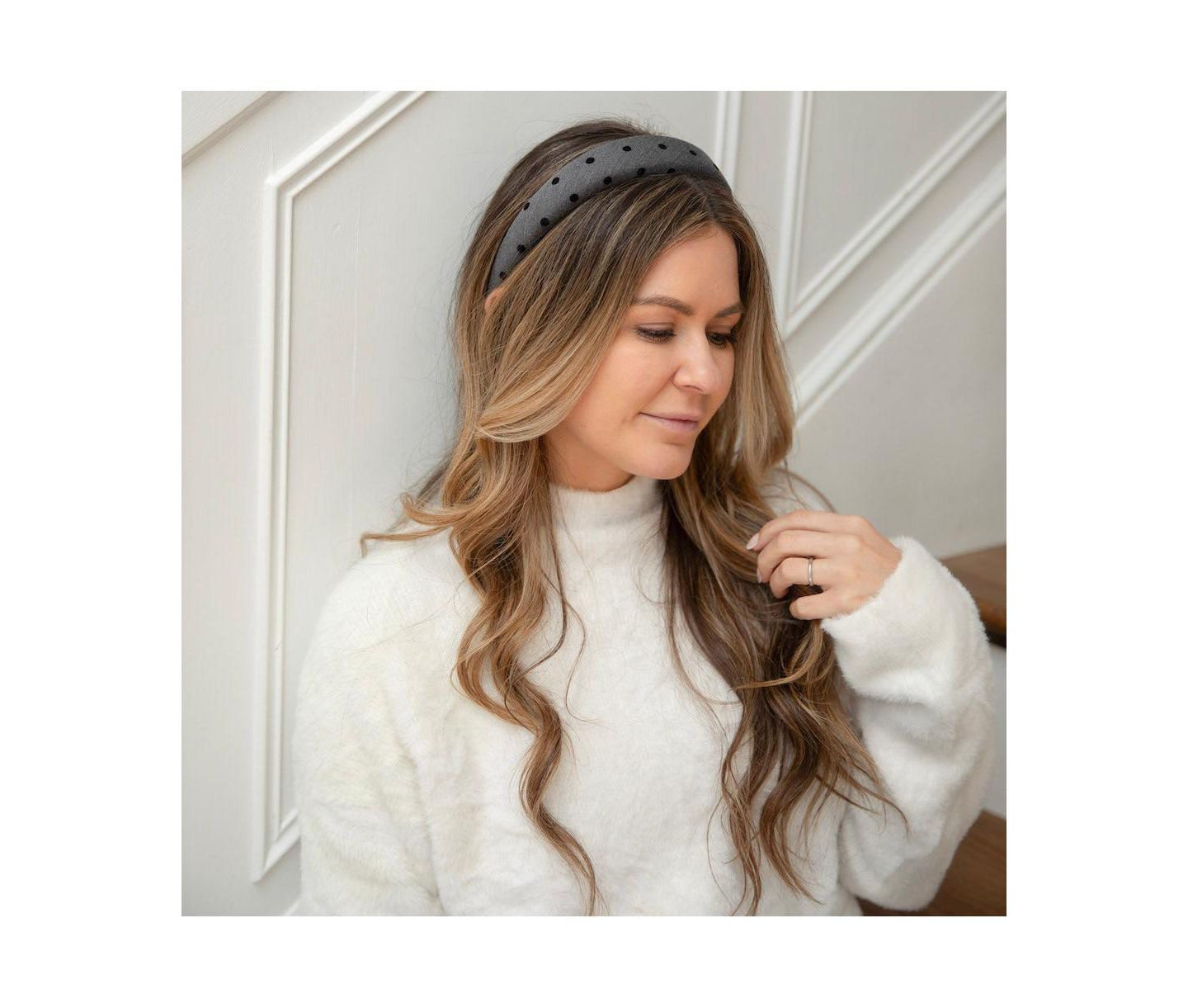 Женские аксессуары для волос Headbands of Hope Classic Padded Headband - Polka Dots — фото 3
